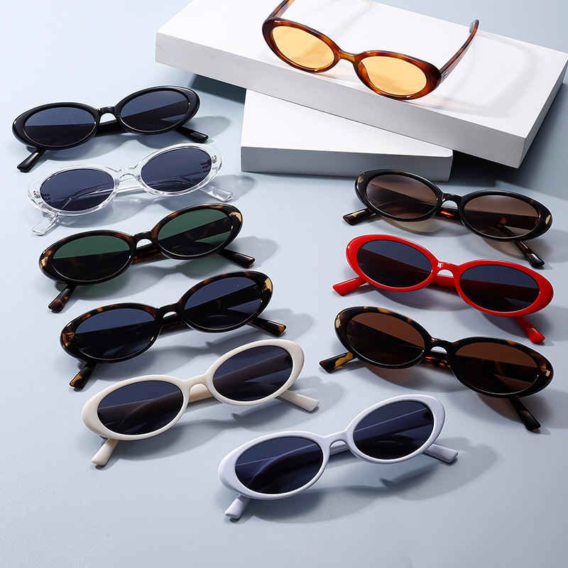 1 Paire De Lunettes De Soleil Simples En Résine À Imprimé Léopard Pour Femme h5Image5