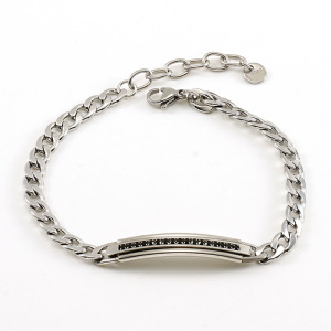 1 Paire De Bracelets Pour Hommes En Acier Titane Transfrontalier À Chaîne Cubaine, Design De Niche Haut De Gamme Tendance, Bijoux En Chaîne Nk, Bracelet Unisexe Pour Femmes Et Hommes h5 Image6