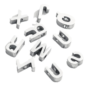 1 Paire De Pendentifs Unisexes À Lettres Décontractées De La Série Simple h5 Image5