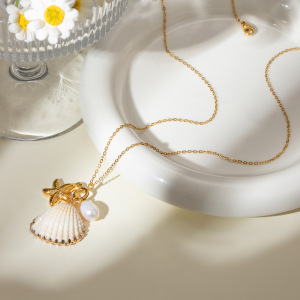 Nouveaux Accessoires De Perles De La Série Ocean Française, Nouveaux Produits, Mode Transfrontalière Européenne Et Américaine, Collier De Coquillages D'Étoiles De Mer Assortis h5 Image5