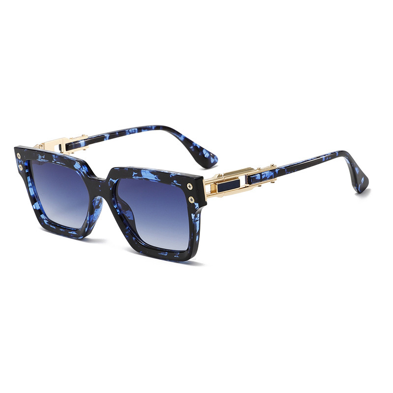 Lunettes De Soleil Pour Femme, Série Simple, 1 Pièce, En Alliage De Couleurs Mélangées, Pour Tous Les Jours Image2