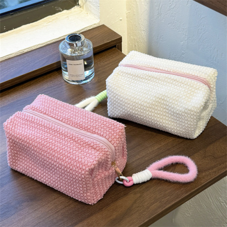 Sac à main simple en polyester à carreaux pour femme, 1 pièce