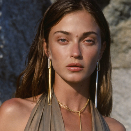 Boucles D'Oreilles Pendantes En Acier Inoxydable, Longues Boucles D'Oreilles À Maillons Ronds En Forme D'Os De Serpent, Style Plage, Avec Pompons Longs.