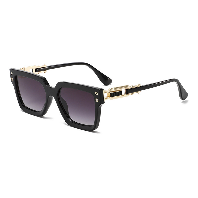 Lunettes De Soleil Pour Femme, Série Simple, 1 Pièce, En Alliage De Couleurs Mélangées, Pour Tous Les Jours Image3