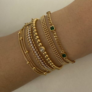 Bracelet À Maillons Pour Femme En Zircon Radié (1 Pièce) h5 Image2