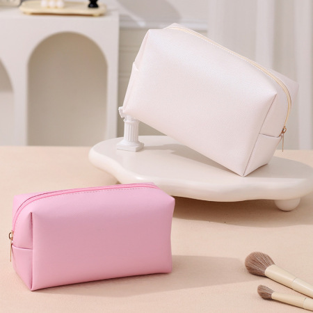 1 paire de sacs simples en PU de couleur unie pour femmes