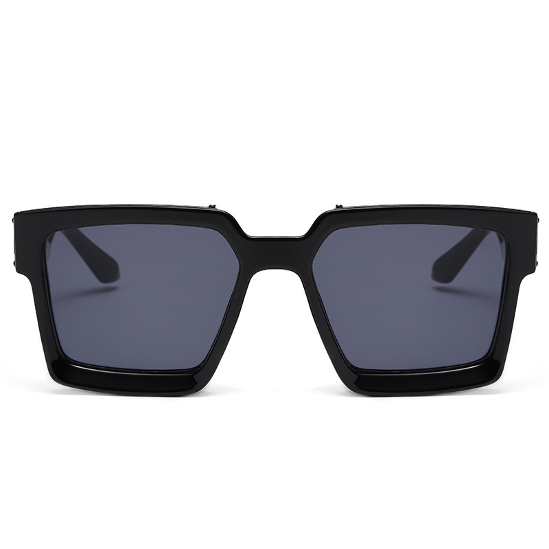 Lunettes De Soleil Simples En Plastique De Couleur Unie Pour Femmes, 1 Pièce Image6