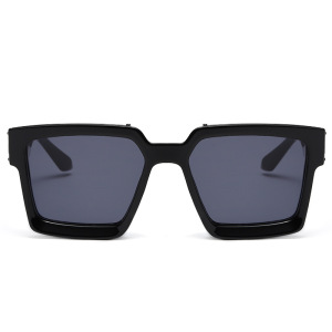 Lunettes De Soleil Simples En Plastique De Couleur Unie Pour Femmes, 1 Pièce h5 Image6