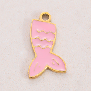Pendentif Femme En Acier Inoxydable Doré, Étanche, En Forme De Cœur, Avec Huile Sweet Drop (1 Pièce) - Collection Romantique h5 Image4