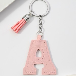 1 Breloque De Sac Unisexe En Pu, Série Simple, Décontractée, Lettre h5 Image5