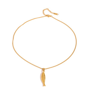 Collier Avec Pendentif En Acier Inoxydable Plaqué Or  Pour Femme, Série Classique, Motif Animal Européen Et Américain h5 Image9