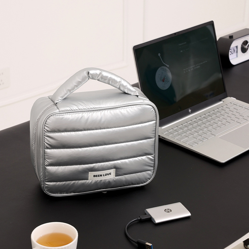 Sac À Main Simple En Nylon De Couleur Unie Pour Femme, 1 Pièce h5Image3