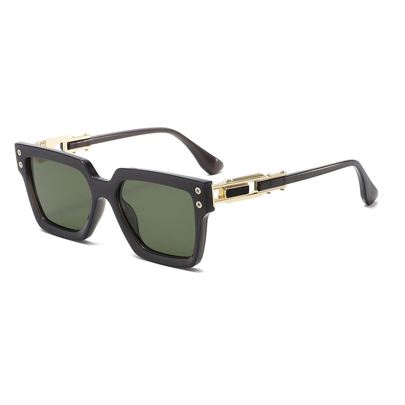 Lunettes De Soleil Pour Femme, Série Simple, 1 Pièce, En Alliage De Couleurs Mélangées, Pour Tous Les Jours Image4