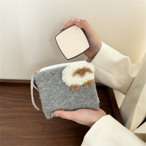 Sac À Main En Coton Pour Femme, Série Romantique, Motif Animal Mignon, 1 Pièce h5 Image7