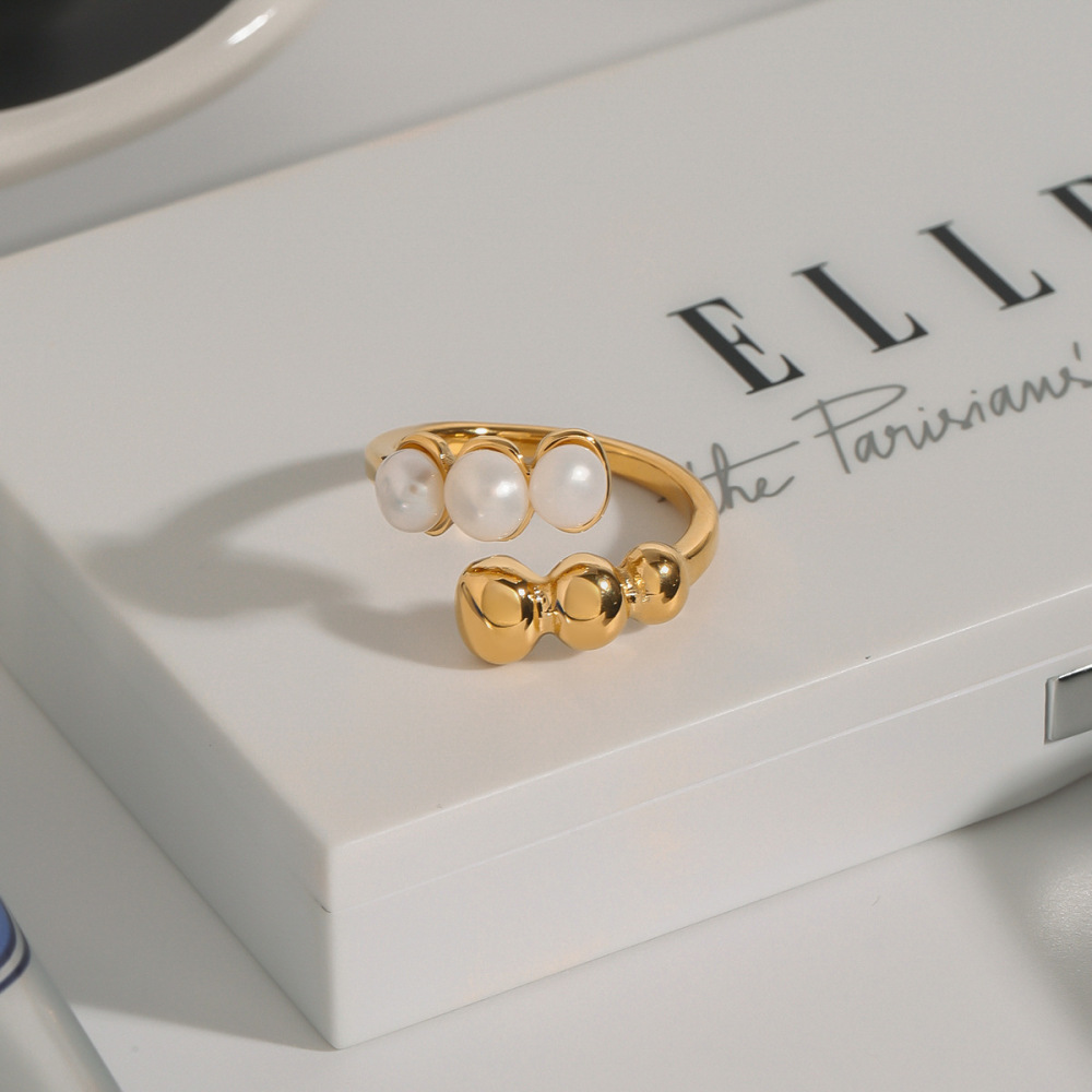 Bague Simple Pour Femme, Élégante Et En Forme De Spirale, En Acier Inoxydable, Couleur Or, Étanche, Collection Charming Series. Image8