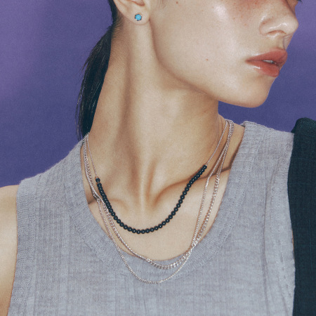 Colliers superposés étanches en acier inoxydable pour femmes (1 pièce)