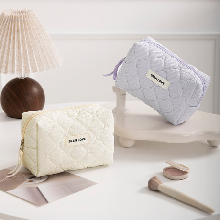 1 paire de sacs simples en polyester de couleur unie pour femmes