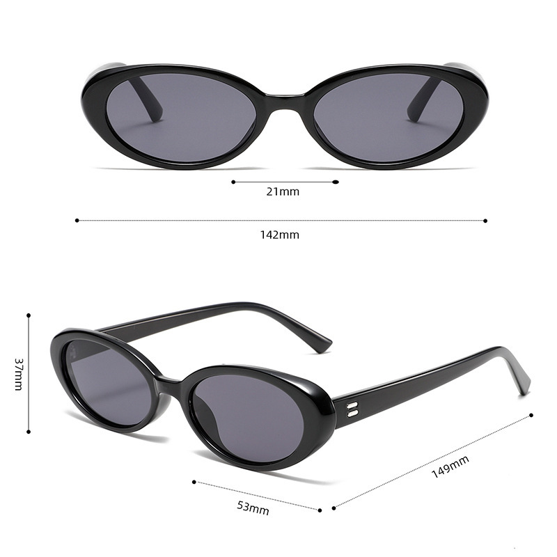 1 Paire De Lunettes De Soleil Simples En Résine À Imprimé Léopard Pour Femme h5Image4