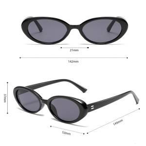 1 Paire De Lunettes De Soleil Simples En Résine À Imprimé Léopard Pour Femme h5 Image4