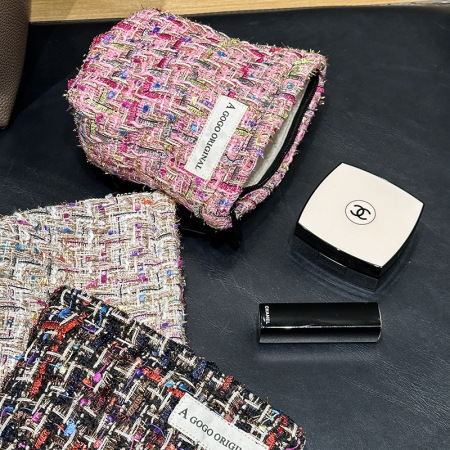 Sac à main élégant en polyester à carreaux pour femme, série luxueuse, 1 pièce 2