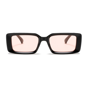 1 Paire De Lunettes De Soleil Femme En Plastique À Imprimé Léopard Rétro, Collection Simple Series h5 Image3