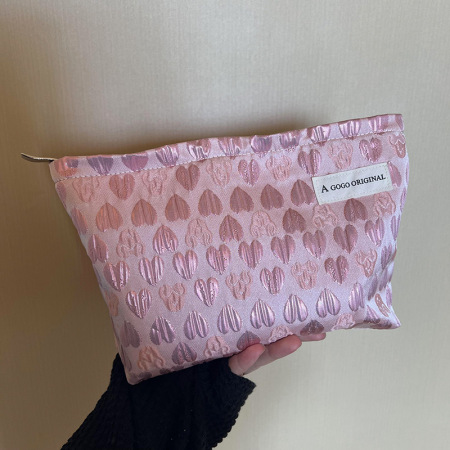 Sac pour femme en polyester, série romantique, motif cœur, 1 pièce 2