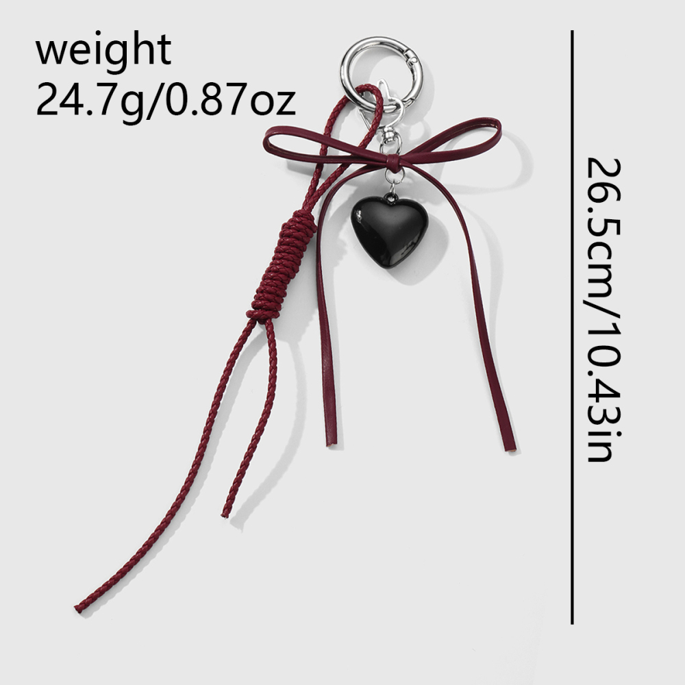 Breloques De Sac Pour Femme En Alliage, Série Simple, Nœud Papillon Doux, 1 Pièce Image12