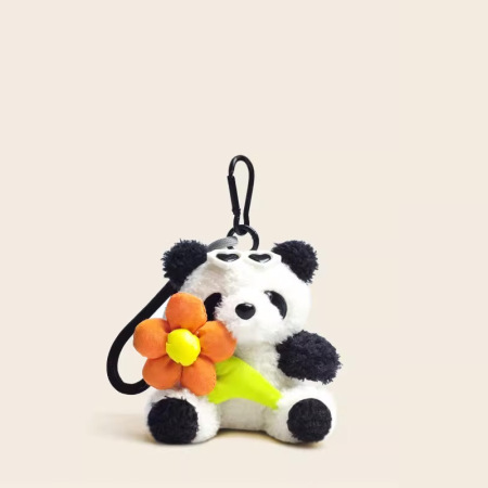 1 pièce Porte-clés sac femme en rayonne, motif animaux mignons, collection Simple