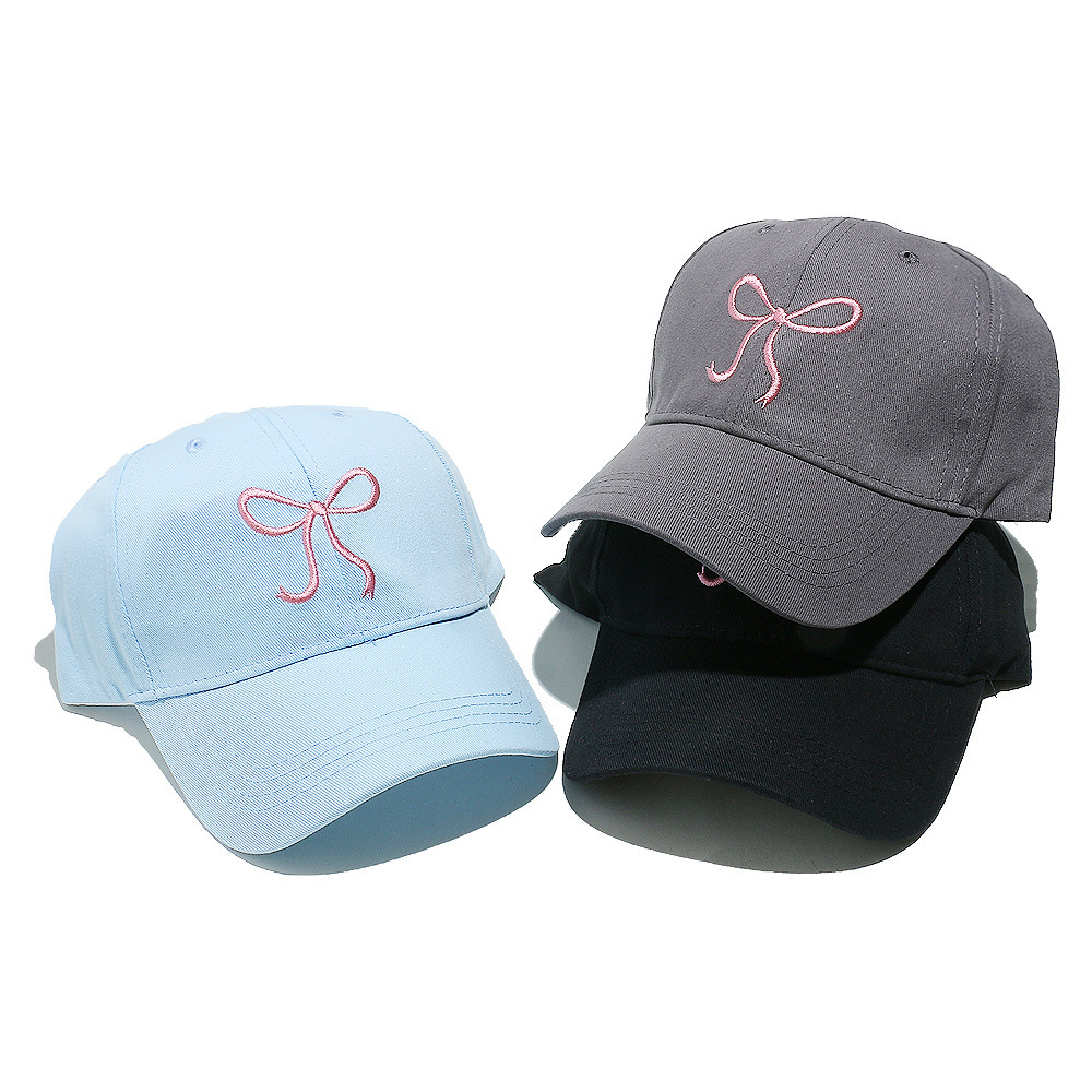 Chapeaux Pour Femmes En Coton Avec Nœud Papillon, Série Simple, 1 Pièce h5Image2