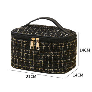 1 Paire De Sacs Pour Femme En Polyester À Carreaux Classiques De La Série Romantic h5 Image10