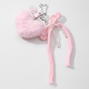 Breloques De Sac Pour Femme En Alliage, Série Romantique, Cœur Doux, 1 Pièce h5 Image6
