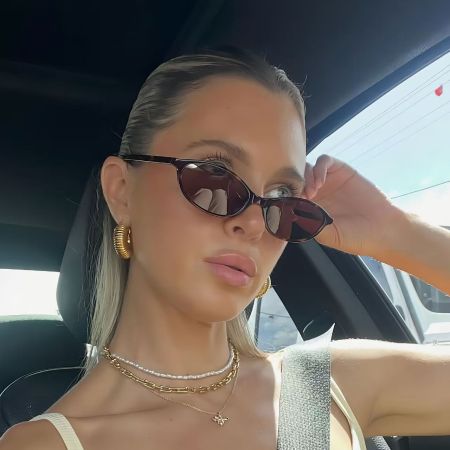 Lunettes de soleil pour femmes, 1 pièce, série simple, décontractées, couleur unie, en plastique