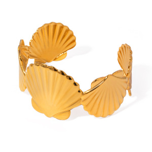 Bracelet Pour Femme En Acier Inoxydable Plaqué Or , Motif Tortue Rétro, Série Simple, 1 Pièce h5 Image4