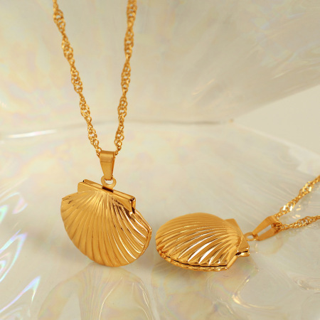 collier avec pendentif tortue simple en acier inoxydable plaqué or pour femme, 1 pièce 2