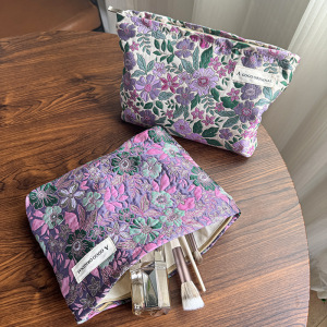 Sac À Main En Toile À Fleurs Naturelles Pour Femme, Série Romantique, 1 Pièce h5 Image4