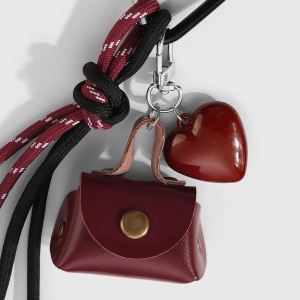 1 Breloque De Sac Pour Femme En Alliage, Motif Cœur Rétro, Série Romantique h5 Image6