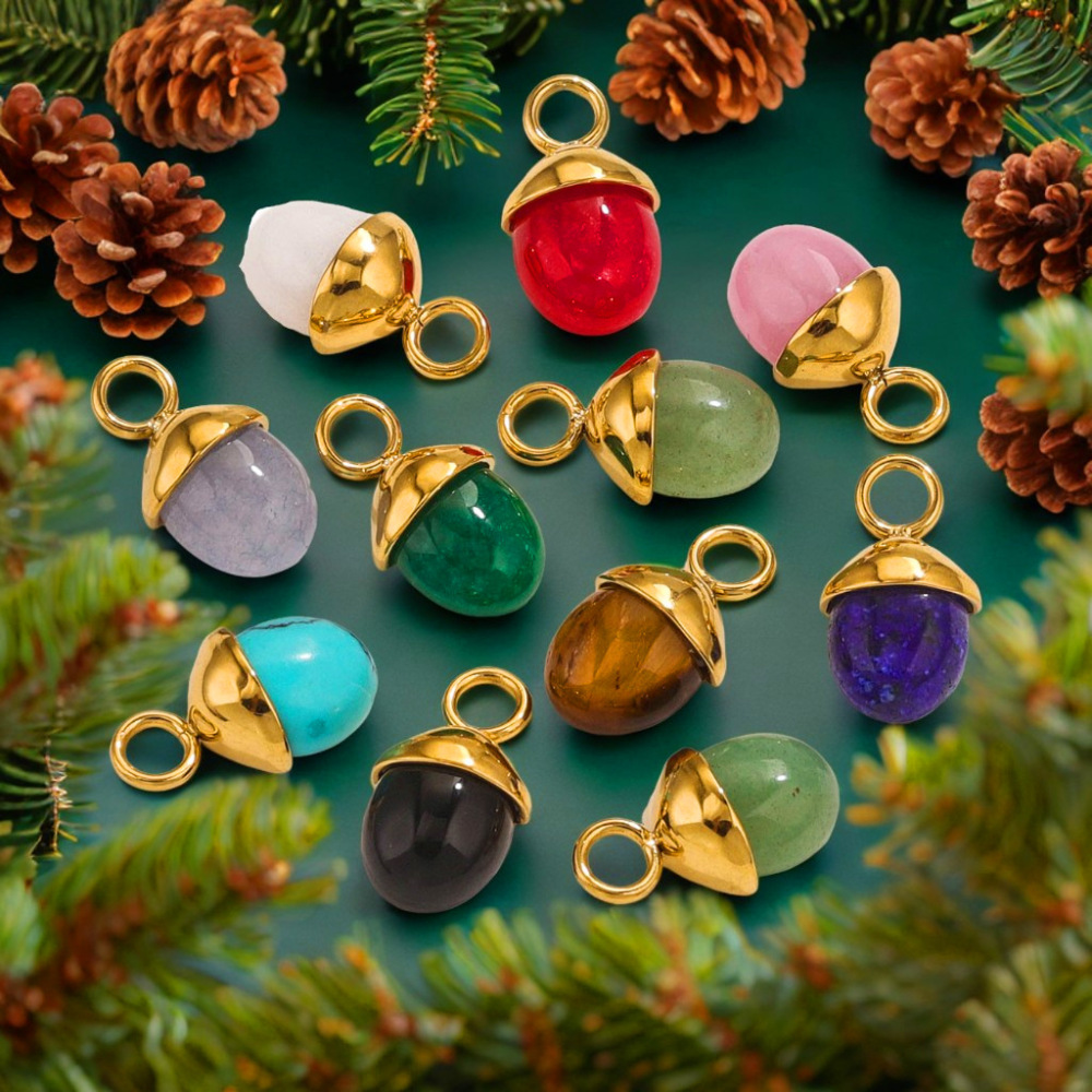 1 Paire De Pendentifs Géométriques Rétro Simples Pour Femmes, Plaqués Or , Avec Pierres Précieuses Artificielles Image3