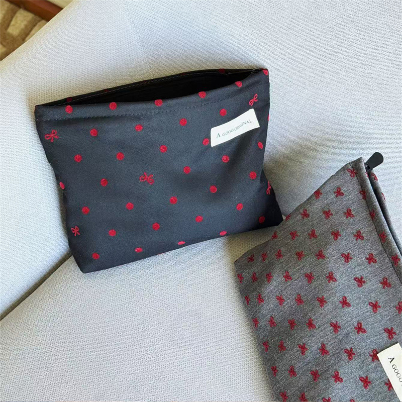 Sac À Main En Polyester Pour Femme, Série Romantique, Avec Nœud Papillon Image4