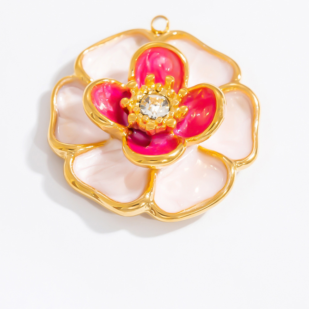 1 Paire De Pendentifs Papillon Chics En Acier Inoxydable, Étanches, Couleur Or, Pour Femmes, Collection Romantique, À Faire Soi-Même Image3