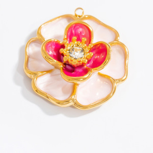 1 Paire De Pendentifs Papillon Chics En Acier Inoxydable, Étanches, Couleur Or, Pour Femmes, Collection Romantique, À Faire Soi-Même h5 Image3