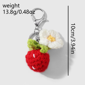 1 Pièce De Breloques De Sac Pour Femme En Alliage, Série Simple, Motif Plante Mignonne h5 Image7