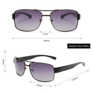 Lunettes De Soleil Pour Femmes, Série Simple, Couleur Unie, En Alliage, 1 Pièce h5 Image4