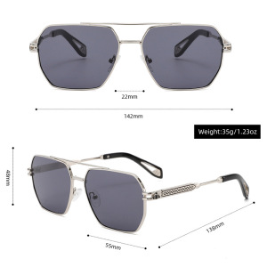 Lunettes De Soleil Simples En Plastique De Couleur Unie Pour Femmes, 1 Pièce h5 Image5