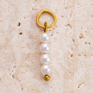 Pendentif Femme « Tortue Douce » En Acier Inoxydable Doré, Étanche, Orné De Strass, Collection Romantique (1 Pièce) h5 Image4