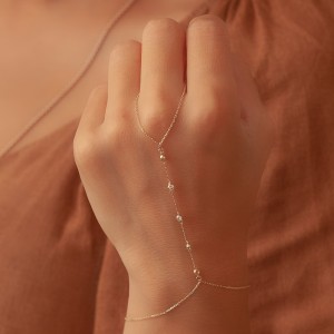 Bracelet À Maillons Pour Femme, Collection Classique, Finitions Délicates, Acier Inoxydable, Couleur Or, Étanche, 1 Pièce. h5 Image6