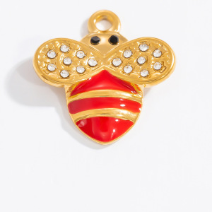 1 Paire De Pendentifs Papillon Chics En Acier Inoxydable, Étanches, Couleur Or, Pour Femmes, Collection Romantique, À Faire Soi-Même h5 Image4