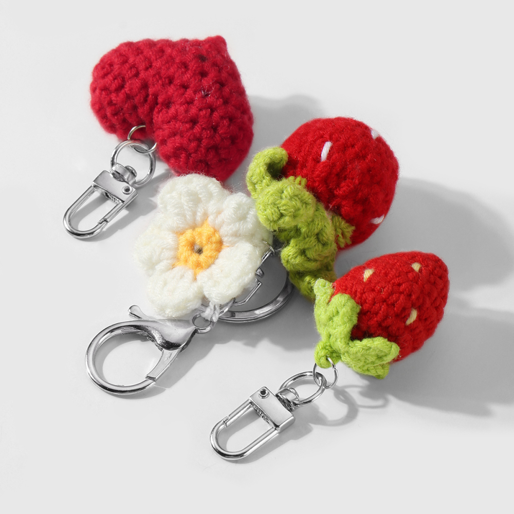 1 Pièce De Breloques De Sac Pour Femme En Alliage, Série Simple, Motif Plante Mignonne Image4