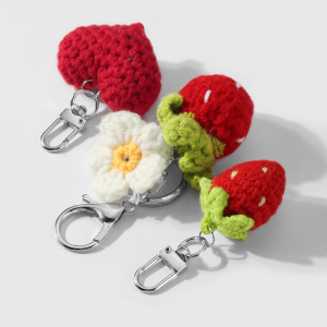 1 Pièce De Breloques De Sac Pour Femme En Alliage, Série Simple, Motif Plante Mignonne h5 Image4
