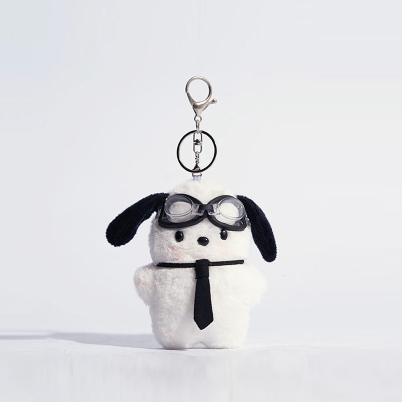 1 Pièce Porte-Clés Sac Femme En Rayonne, Motif Animaux Mignons, Collection Simple h5Image5