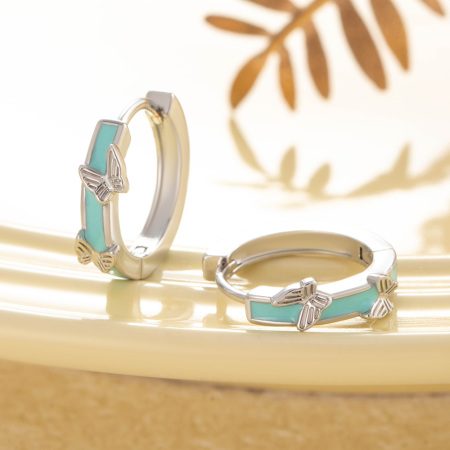 1 pièce de boucles d'oreilles créoles géométriques simples en cuivre sans placage pour femme